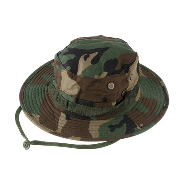 Camouflage tactical hat, bucket hat ideal for camping, climbing, fishing, hiking