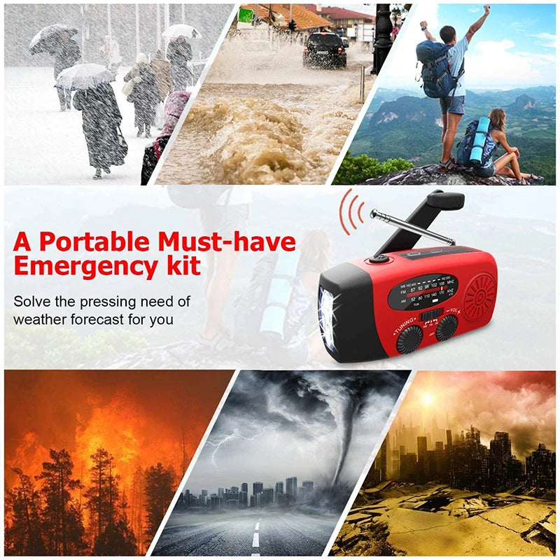 AM/FM/NOAA Multifunction Emergency Radio