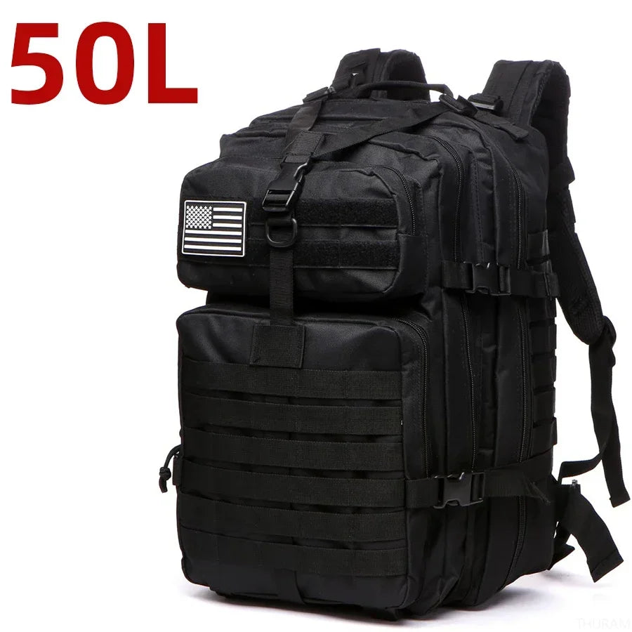 25L/50L Waterproof Backpack for Hiking, Fishing, Hunting, Outdoor Sports, Camping