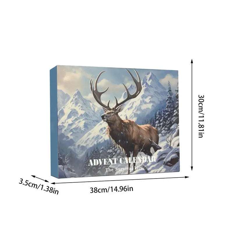 Survivalist Advent Calendar, Christmas Gift, Survival Gear