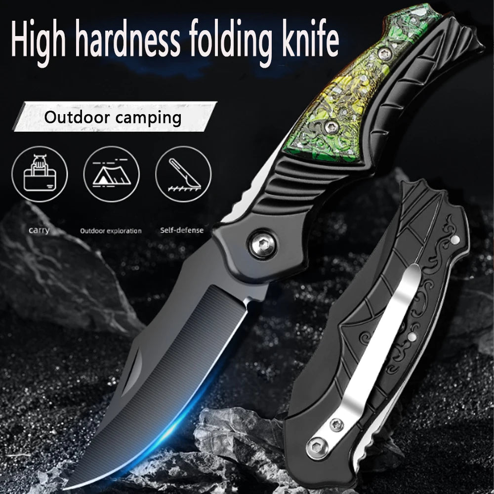 Sharp survival knife, suitable for camping and hiking