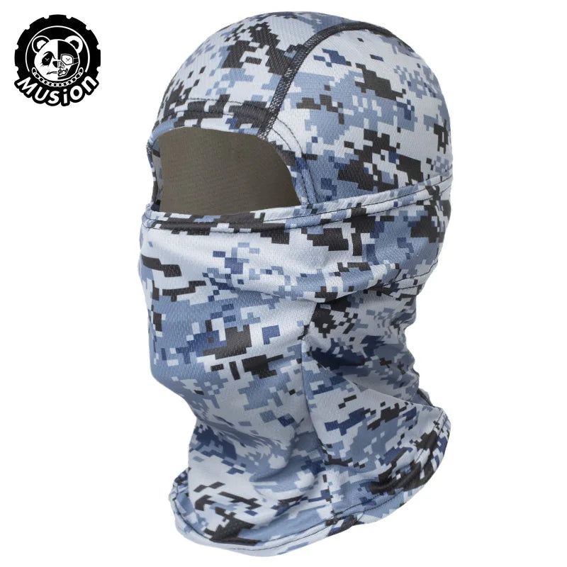 Musion Camouflage Balaclava Face Mask Bandana Hood Headwear for Motorcycle Skiing Hunting