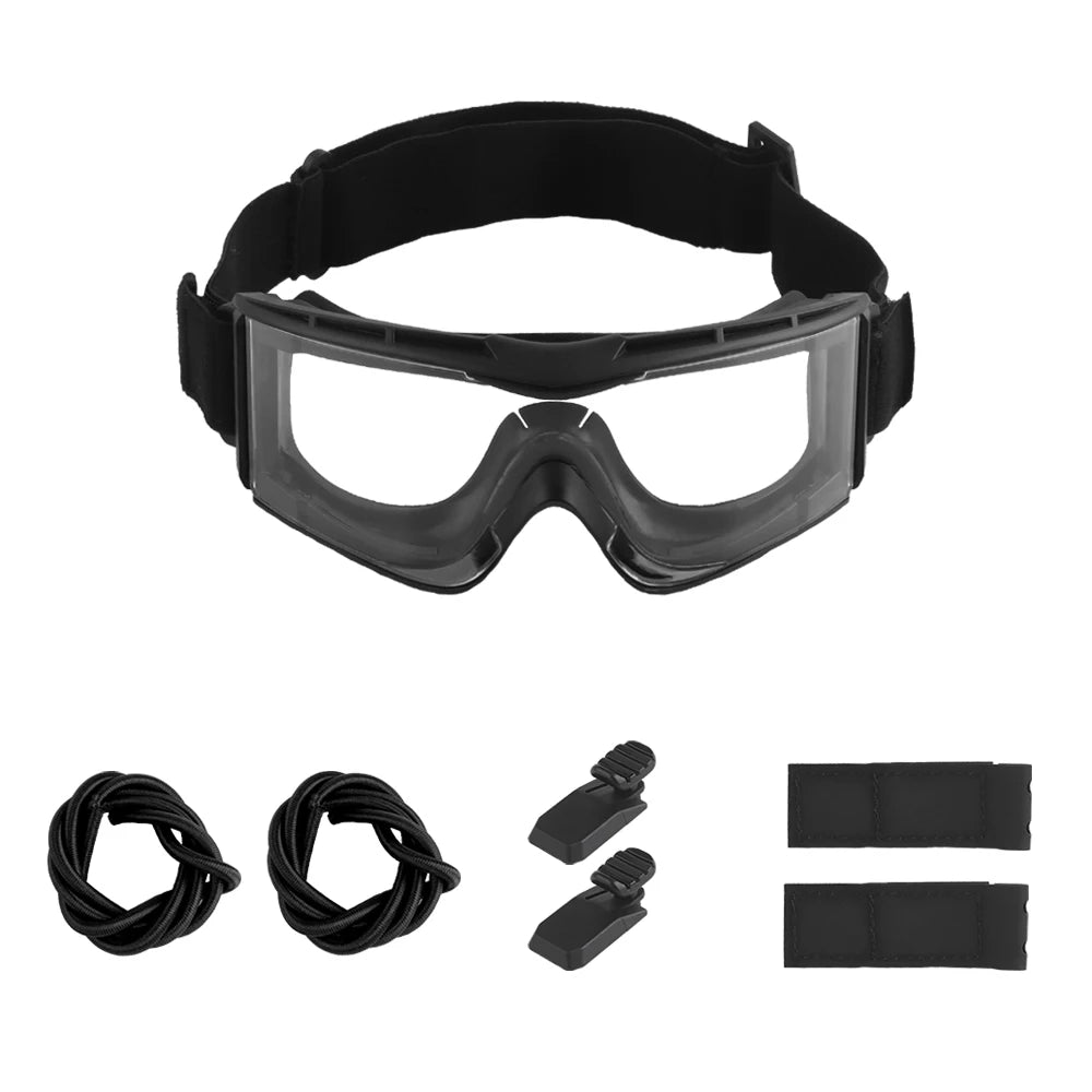 Tactical Airsoft Goggles Windproof Dustproof Protective Glasses