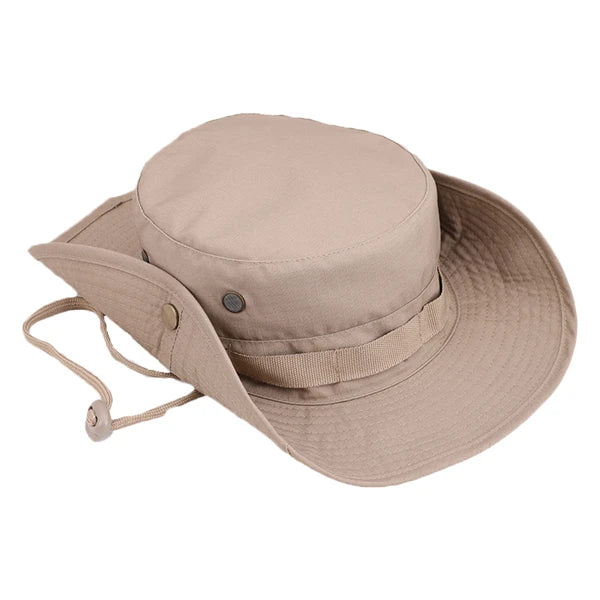 Camouflage tactical hat, bucket hat ideal for camping, climbing, fishing, hiking