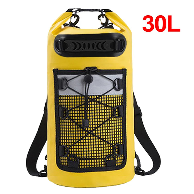 10L 20L 30L PVC Waterproof Swimming Backpack for Kayaking Trekking Rafting Boating