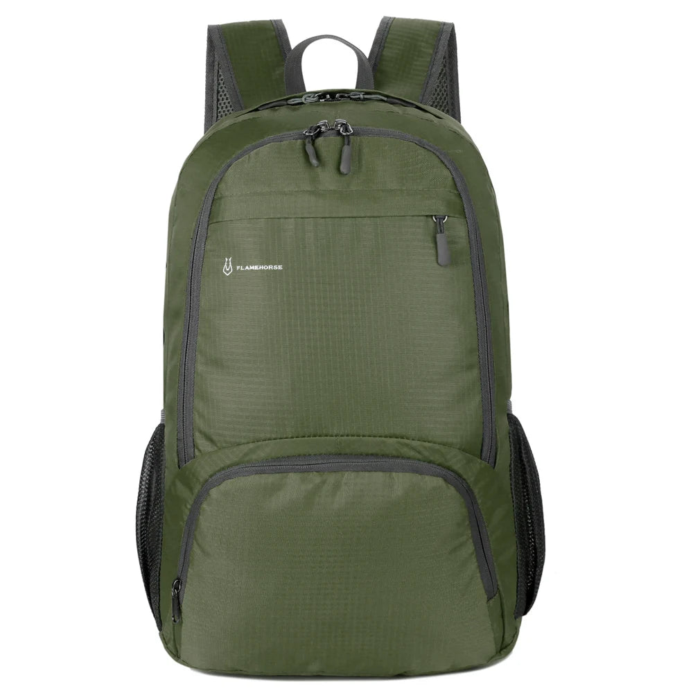 Lightweight, waterproof, foldable backpack, ideal for travel, hiking or day trips