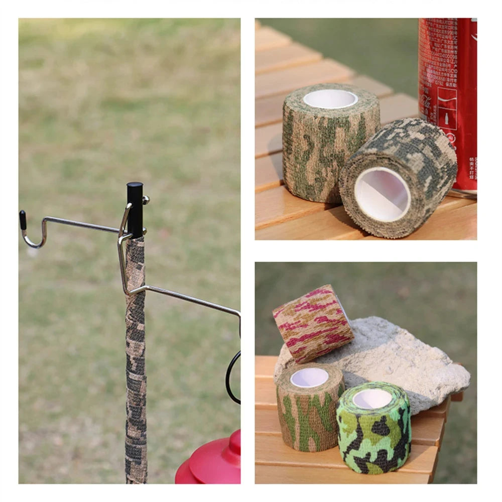 1 roll of 4.5m x 5cm waterproof stealth camouflage tape