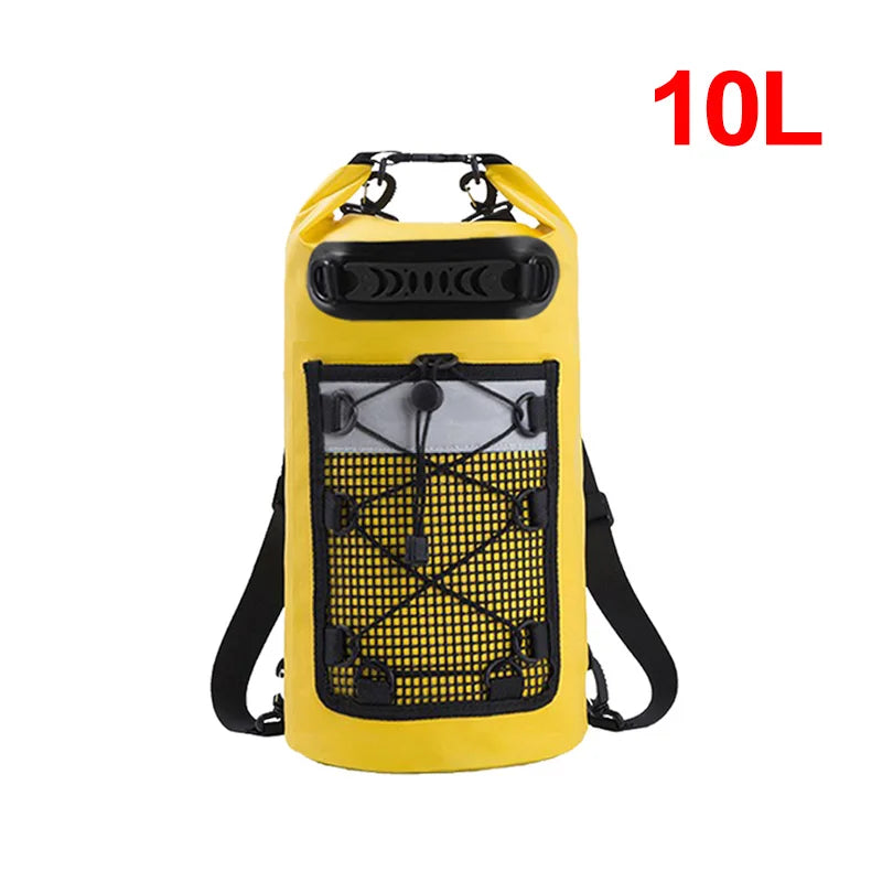 10L 20L 30L PVC Waterproof Swimming Backpack for Kayaking Trekking Rafting Boating
