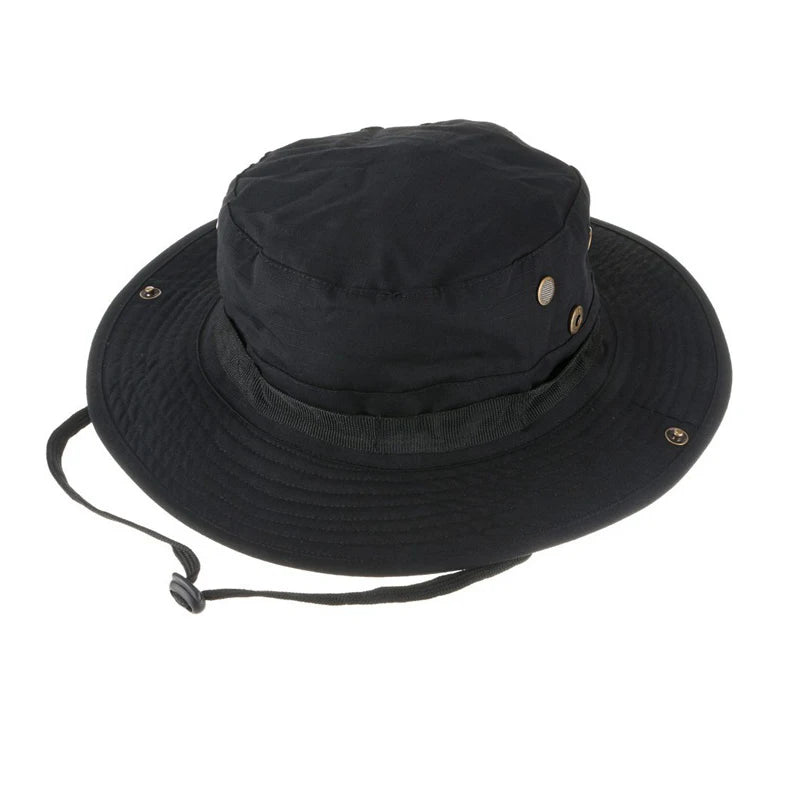 Camouflage tactical hat, bucket hat ideal for camping, climbing, fishing, hiking