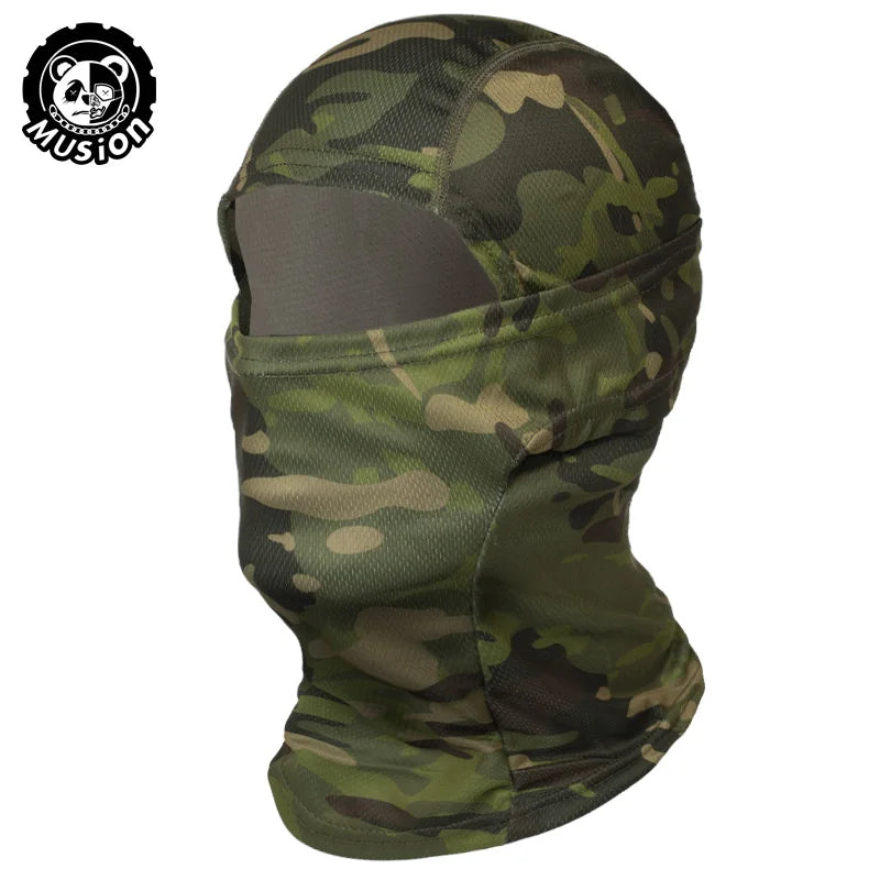 Musion Camouflage Balaclava Face Mask Bandana Hood Headwear for Motorcycle Skiing Hunting