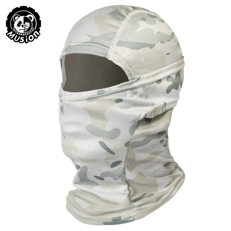 Musion Camouflage Balaclava Face Mask Bandana Hood Headwear for Motorcycle Skiing Hunting