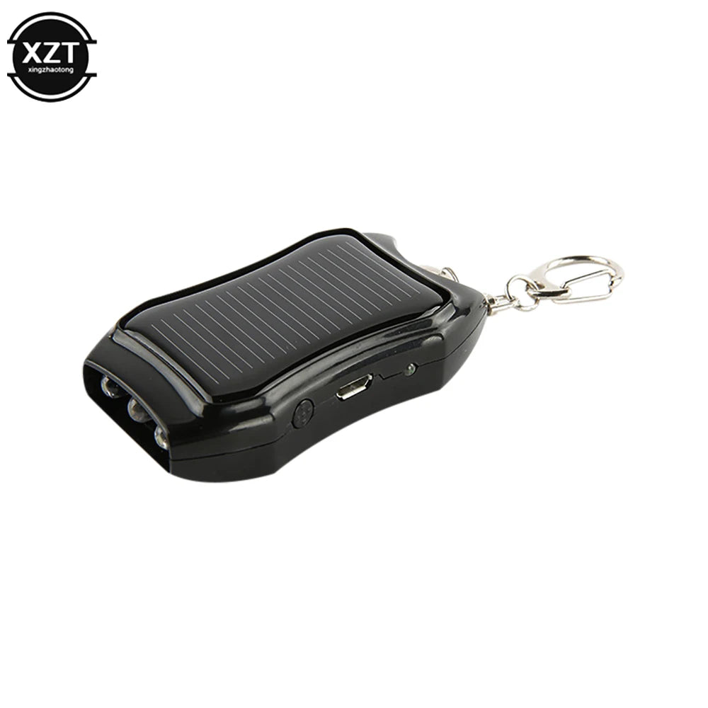 Solar keychain charger