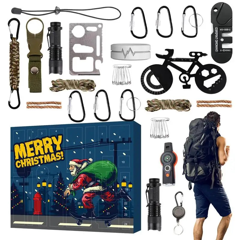 Advent Calendar Survival Kits, Christmas Gift