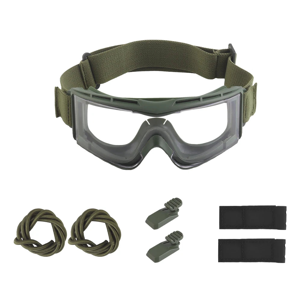 Tactical Airsoft Goggles Windproof Dustproof Protective Glasses