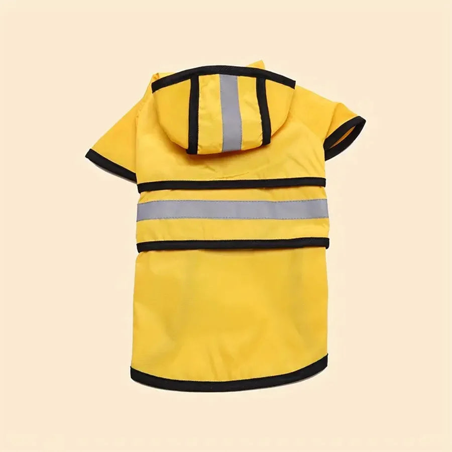 Adjustable, waterproof and windproof dog raincoat