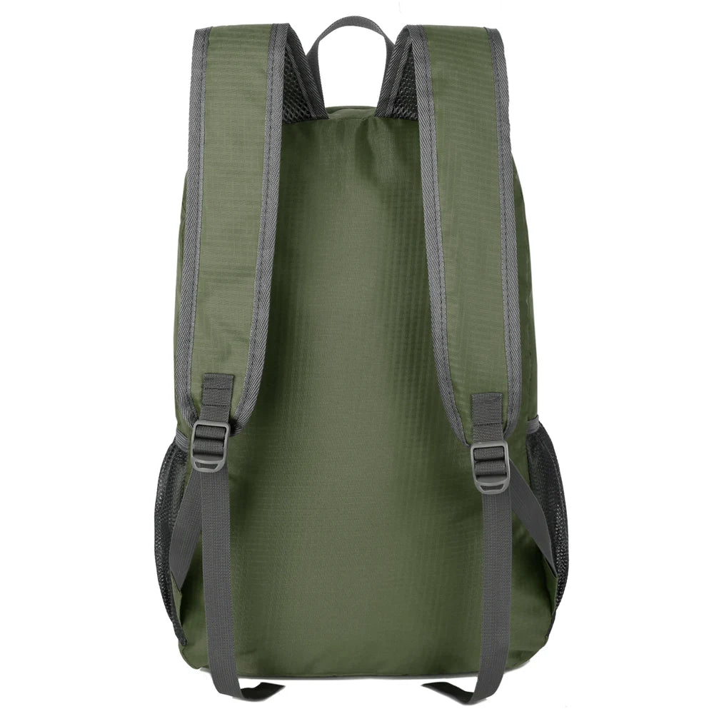 Lightweight, waterproof, foldable backpack, ideal for travel, hiking or day trips