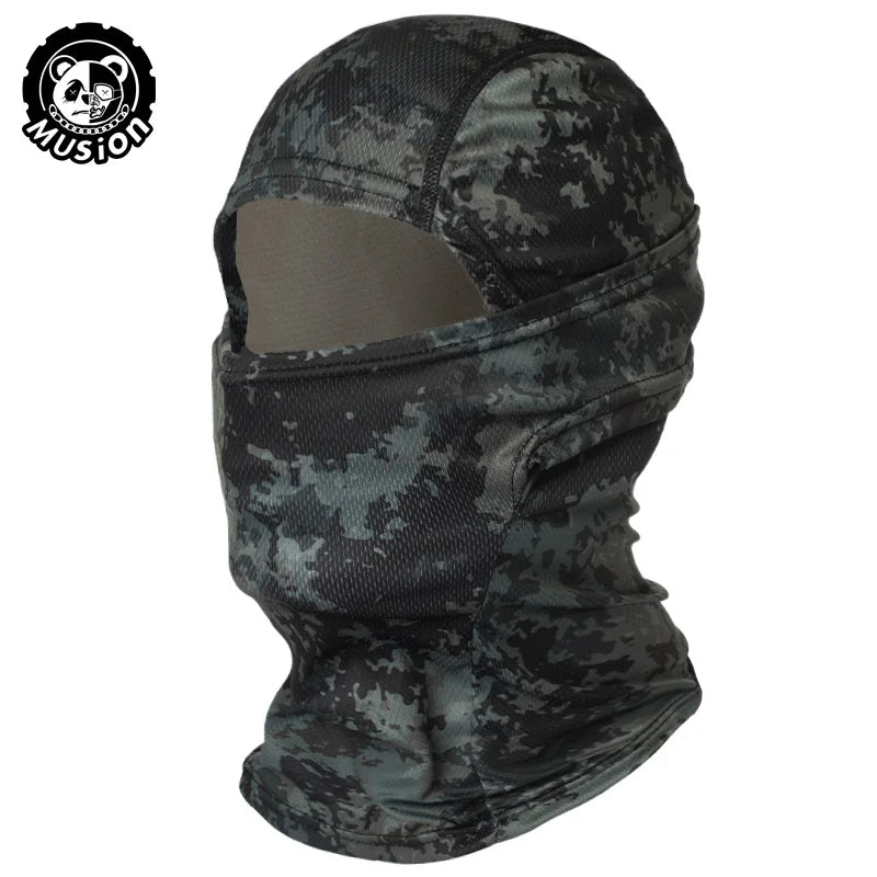 Musion Camouflage Balaclava Face Mask Bandana Hood Headwear for Motorcycle Skiing Hunting