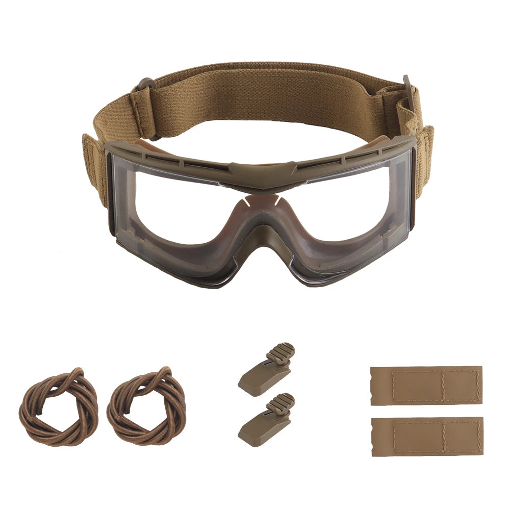 Tactical Airsoft Goggles Windproof Dustproof Protective Glasses