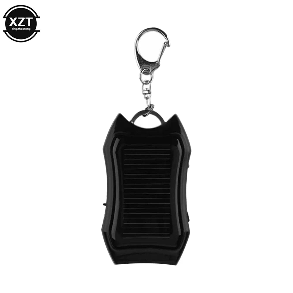 Solar keychain charger