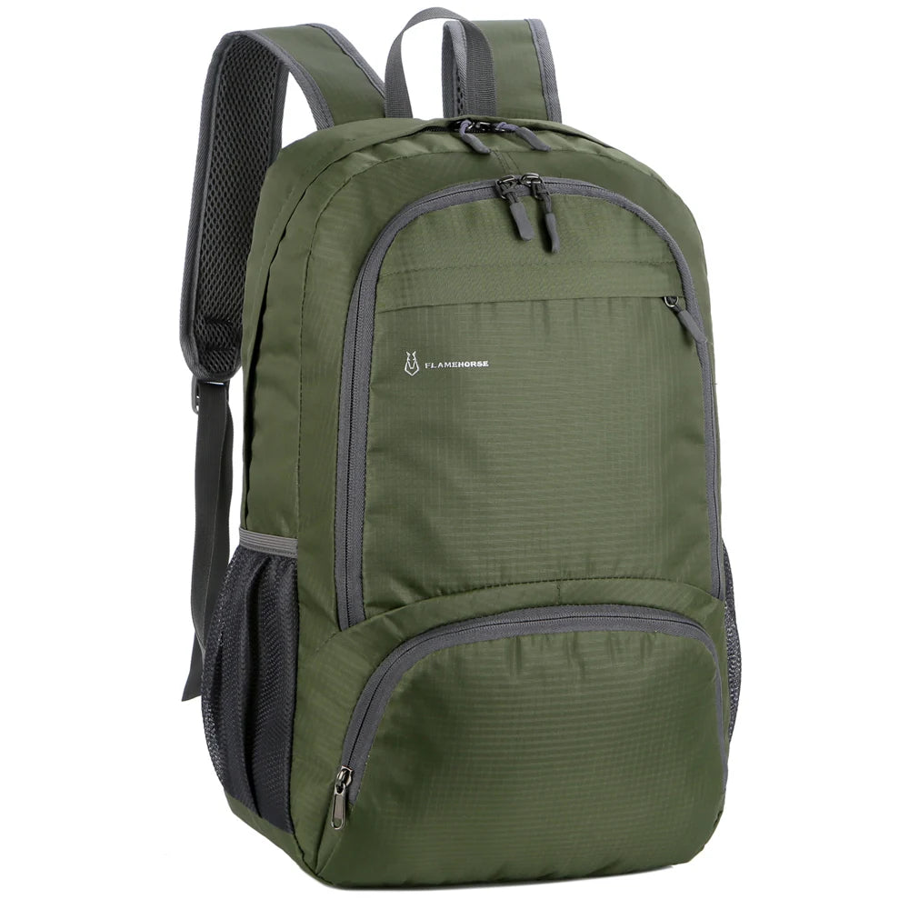 Lightweight, waterproof, foldable backpack, ideal for travel, hiking or day trips