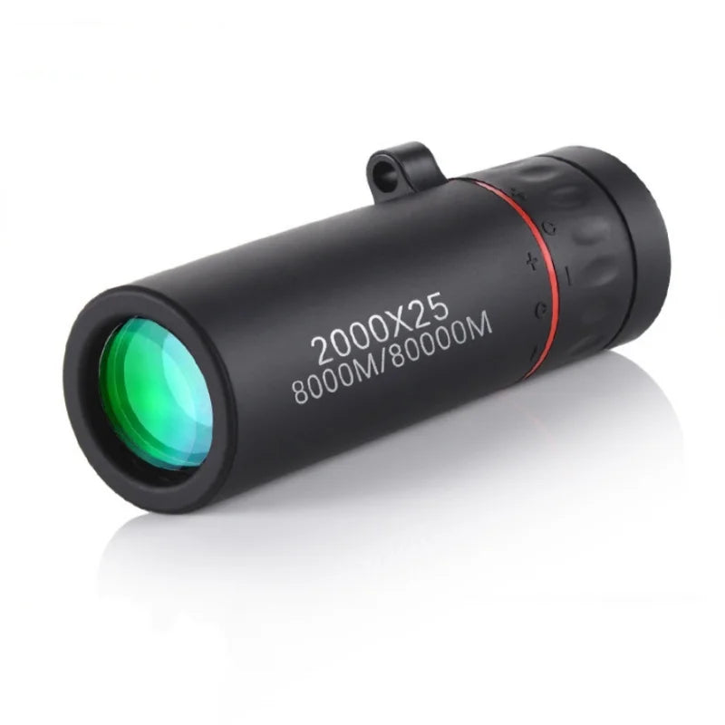 2000x25 HD Outdoor Monocular Telescope Portable Telescope Hunting Bird Watching