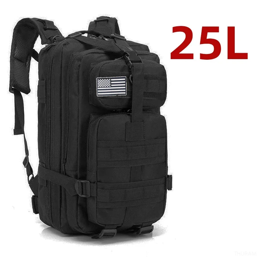 25L/50L Waterproof Backpack for Hiking, Fishing, Hunting, Outdoor Sports, Camping