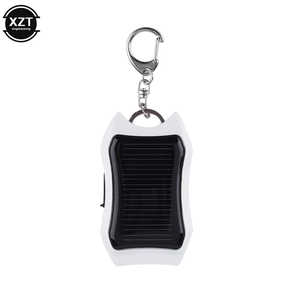Solar keychain charger