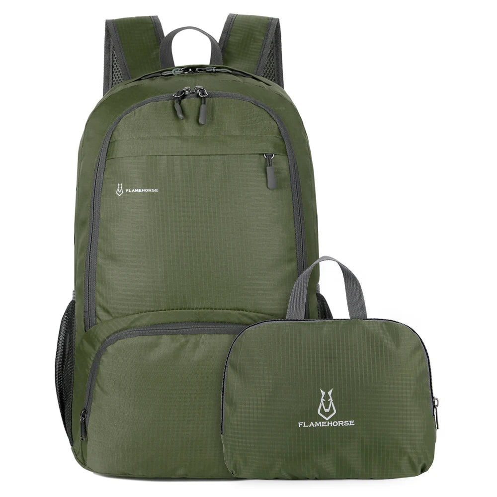 Lightweight, waterproof, foldable backpack, ideal for travel, hiking or day trips