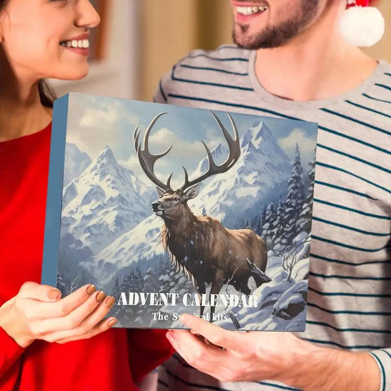 Survivalist Advent Calendar, Christmas Gift, Survival Gear