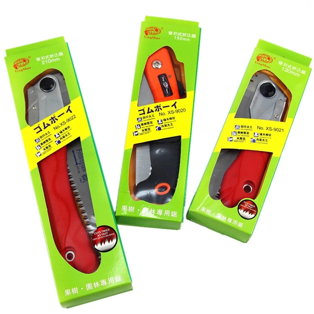 Folding Hand Saw, Garden Tools with Non-Slip Handle