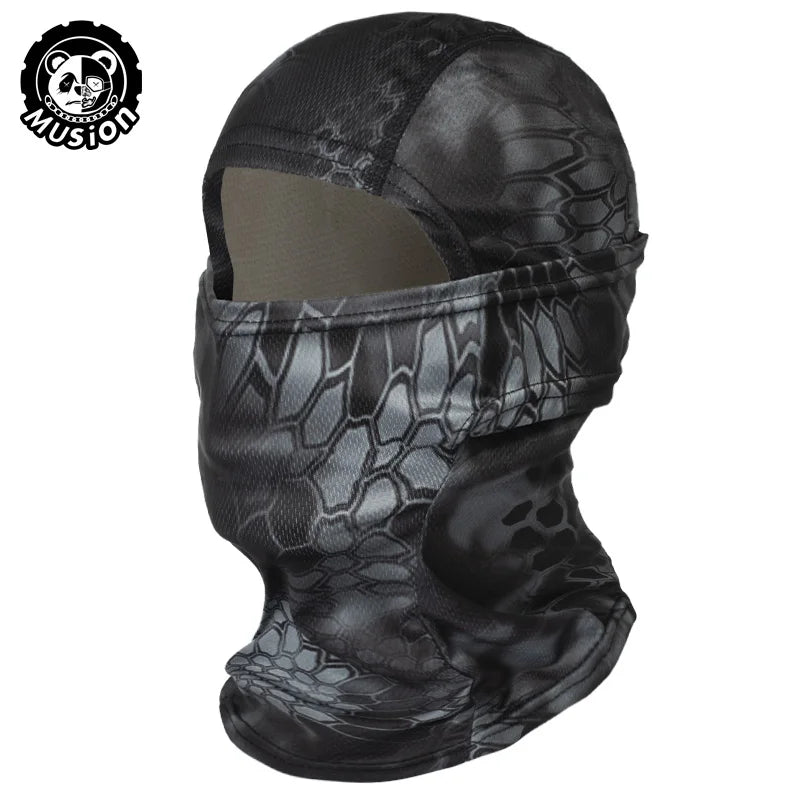 Musion Camouflage Balaclava Face Mask Bandana Hood Headwear for Motorcycle Skiing Hunting