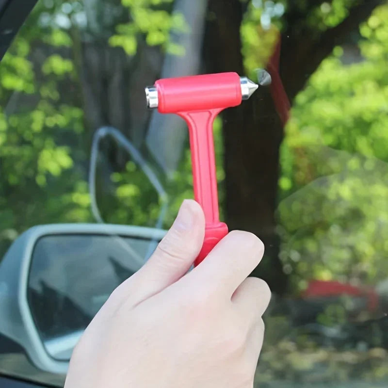 Two-in-one car emergency escape hammer, window breaker, seat belt cutter, portable car emergency rescue and escape tools 