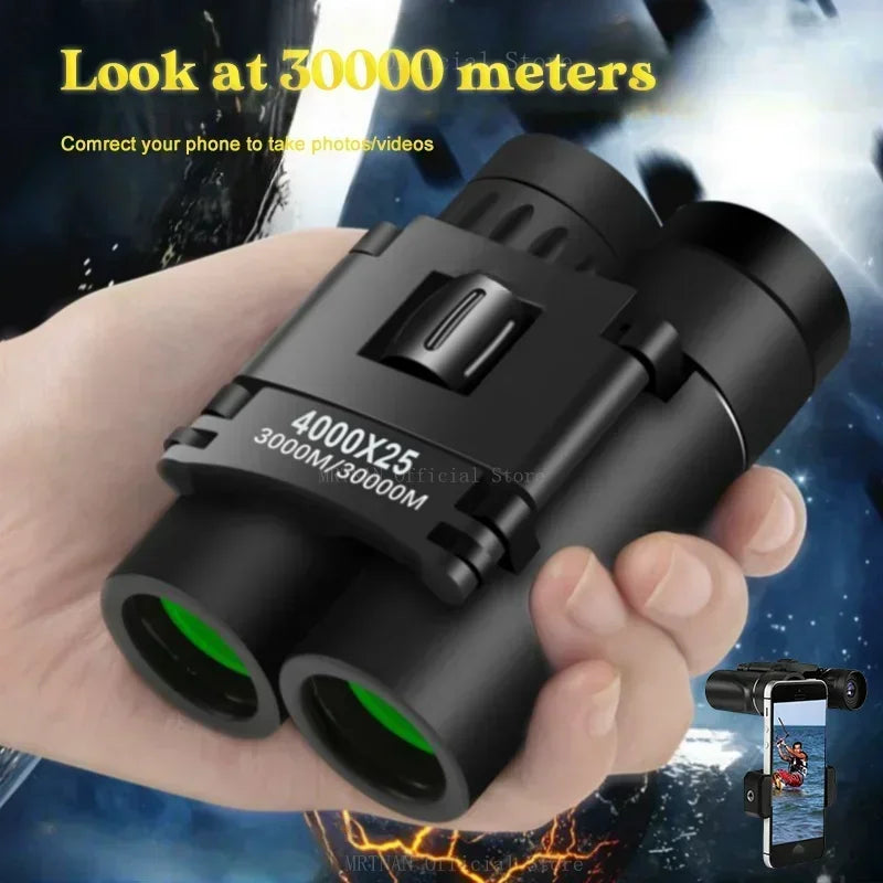 Powerful 4000x25 portable binoculars 
