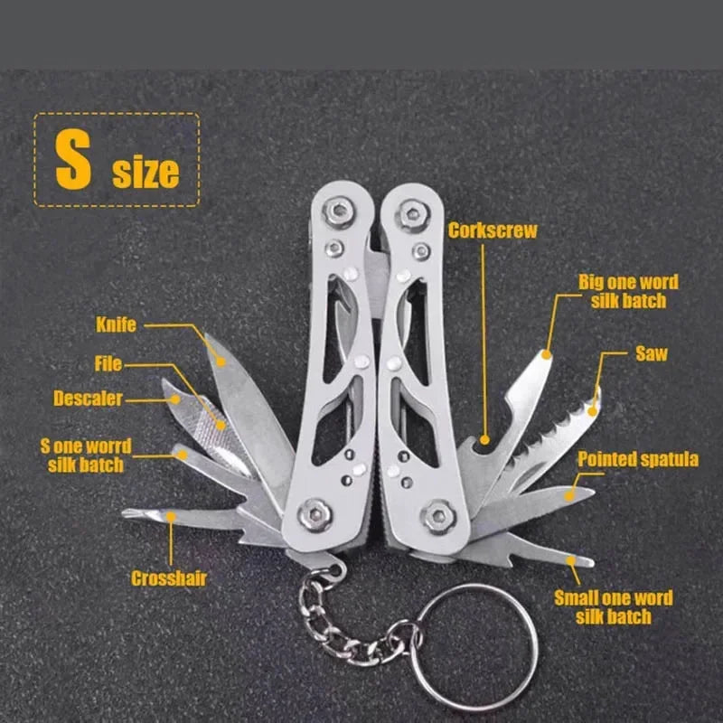 Foldable Multi-function Pliers Portable Tool for Survival Rescue