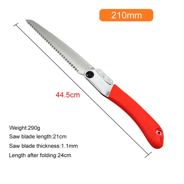 Folding Hand Saw, Garden Tools with Non-Slip Handle