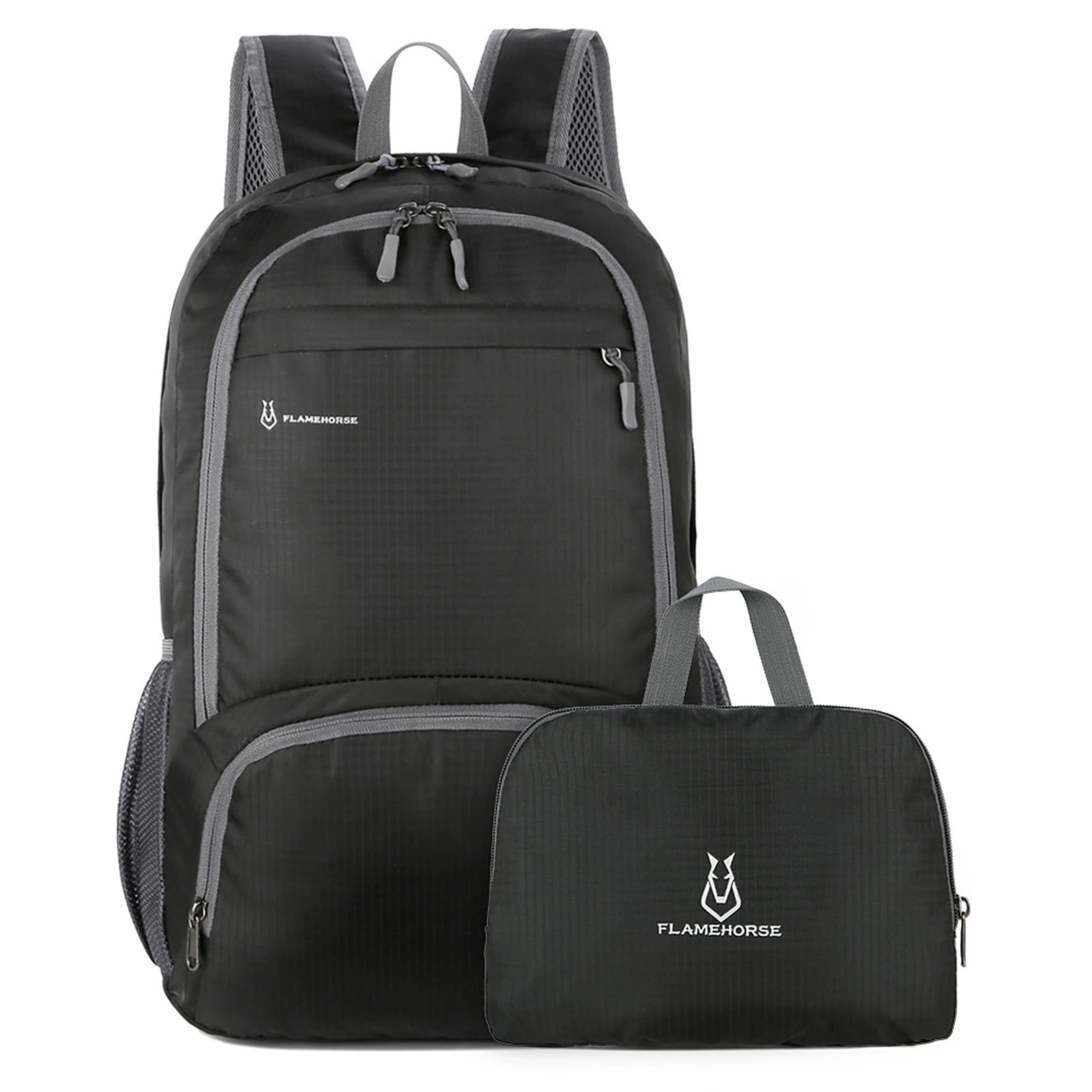Lightweight, waterproof, foldable backpack, ideal for travel, hiking or day trips 