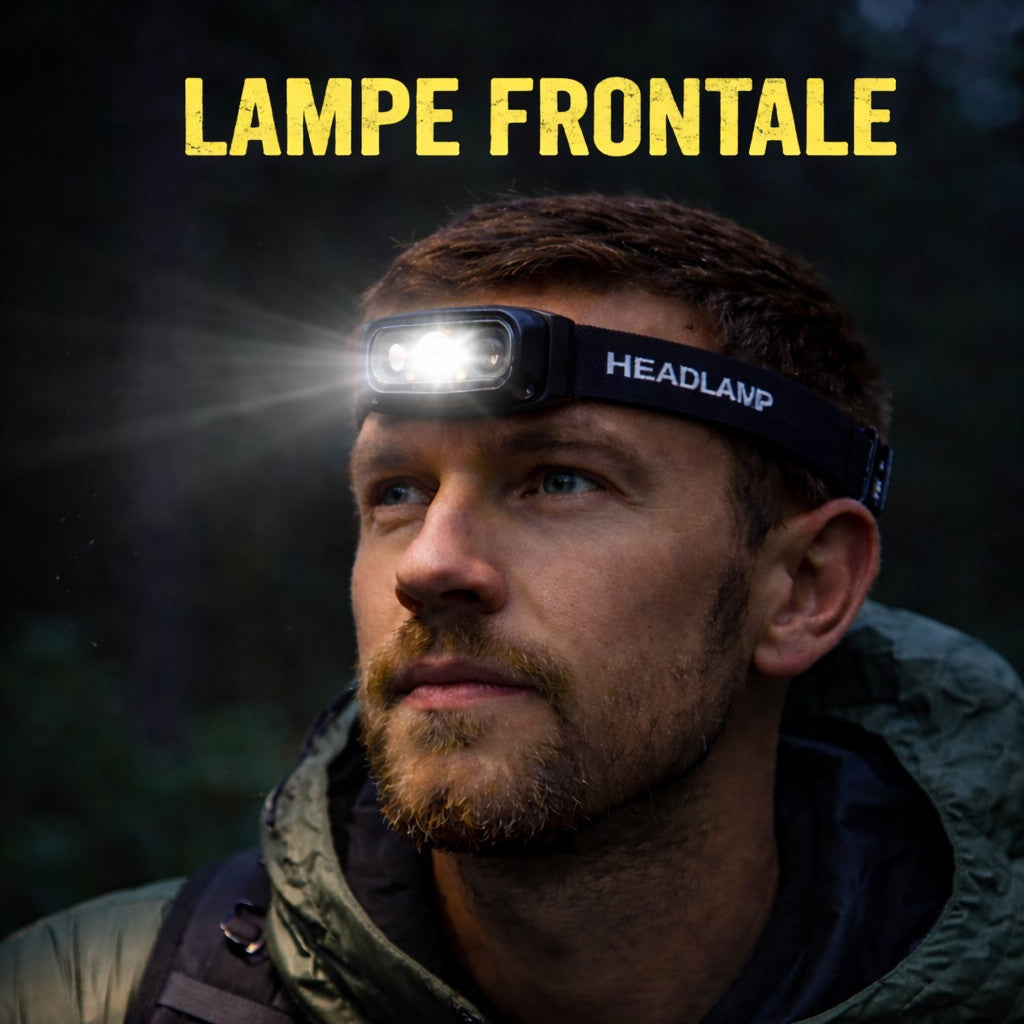lampe frontale batterie survie bivouac