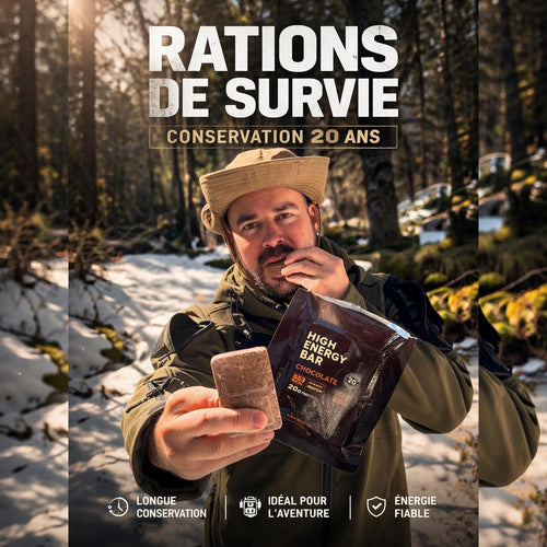 Rations survie Chocolat energie