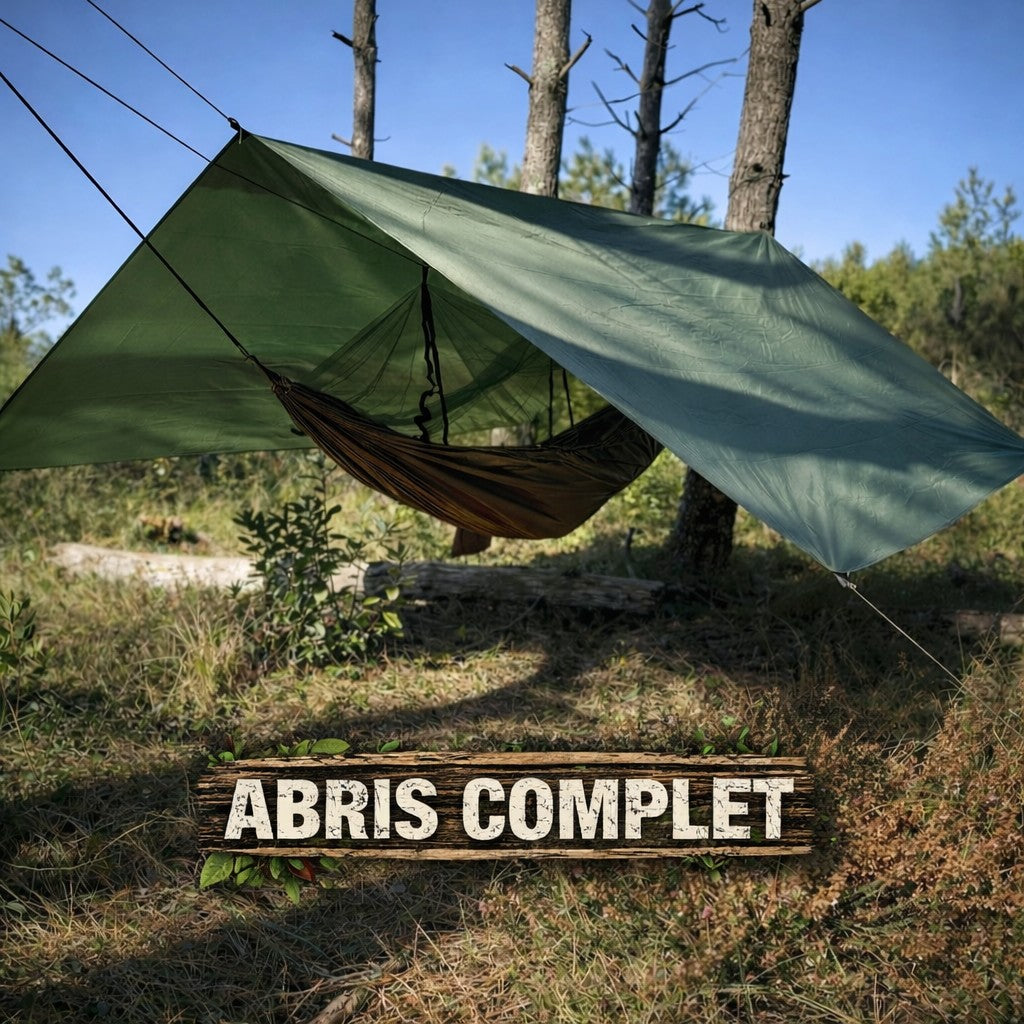 aris survie bushcraft hamac bivouac