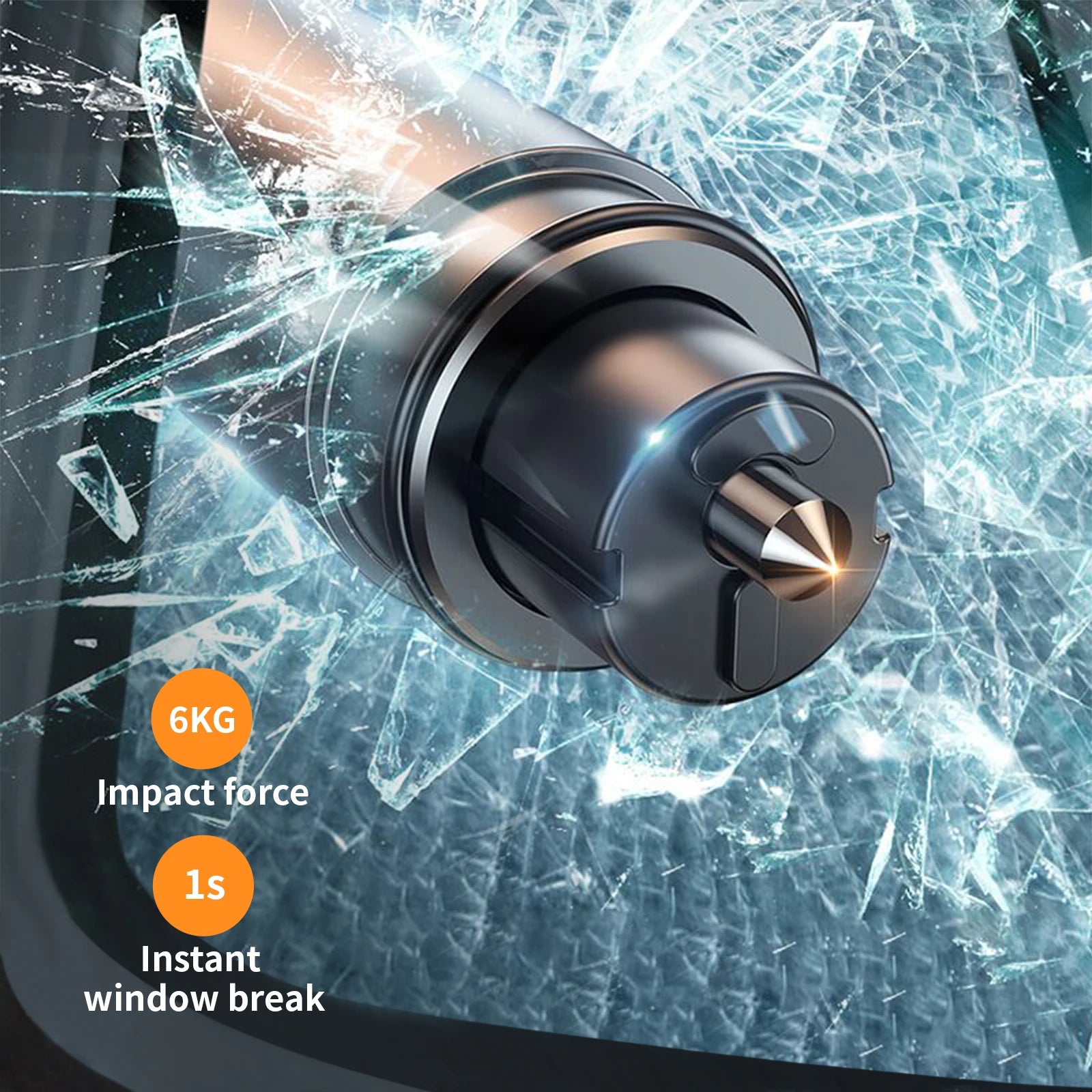 Universal Car Safety Hammer Aluminum Alloy Window Breaker Life Saving Camping Driving Escape Emergency Tool