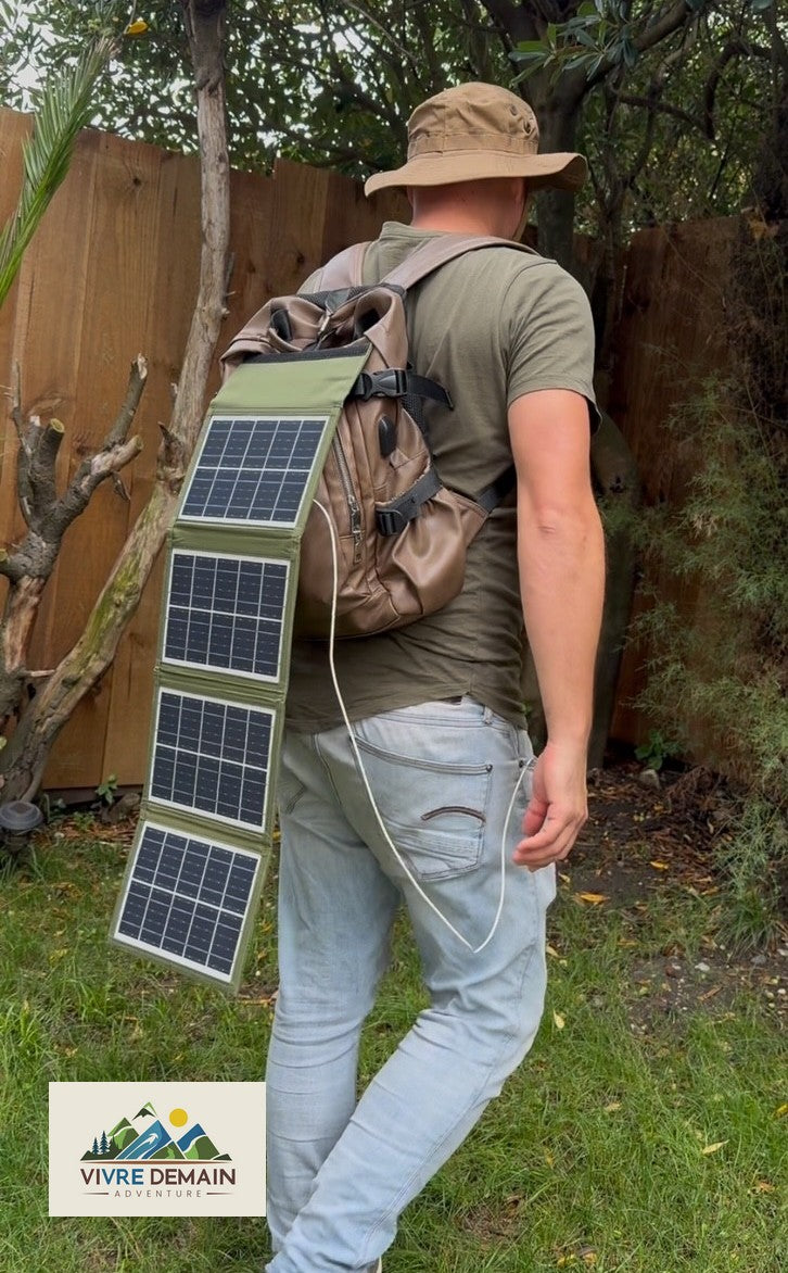 SOLAR - Panneau Solaire portable 20 watts Vivre Demain®
