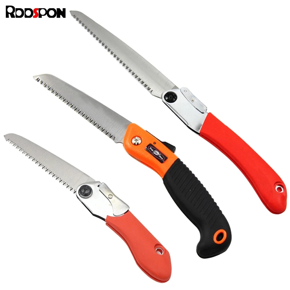 Folding Hand Saw, Garden Tools with Non-Slip Handle