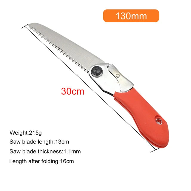 Folding Hand Saw, Garden Tools with Non-Slip Handle