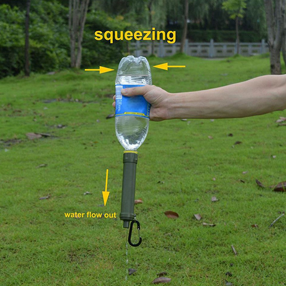 Filtre à eau de survie pour le camping et la randonnée