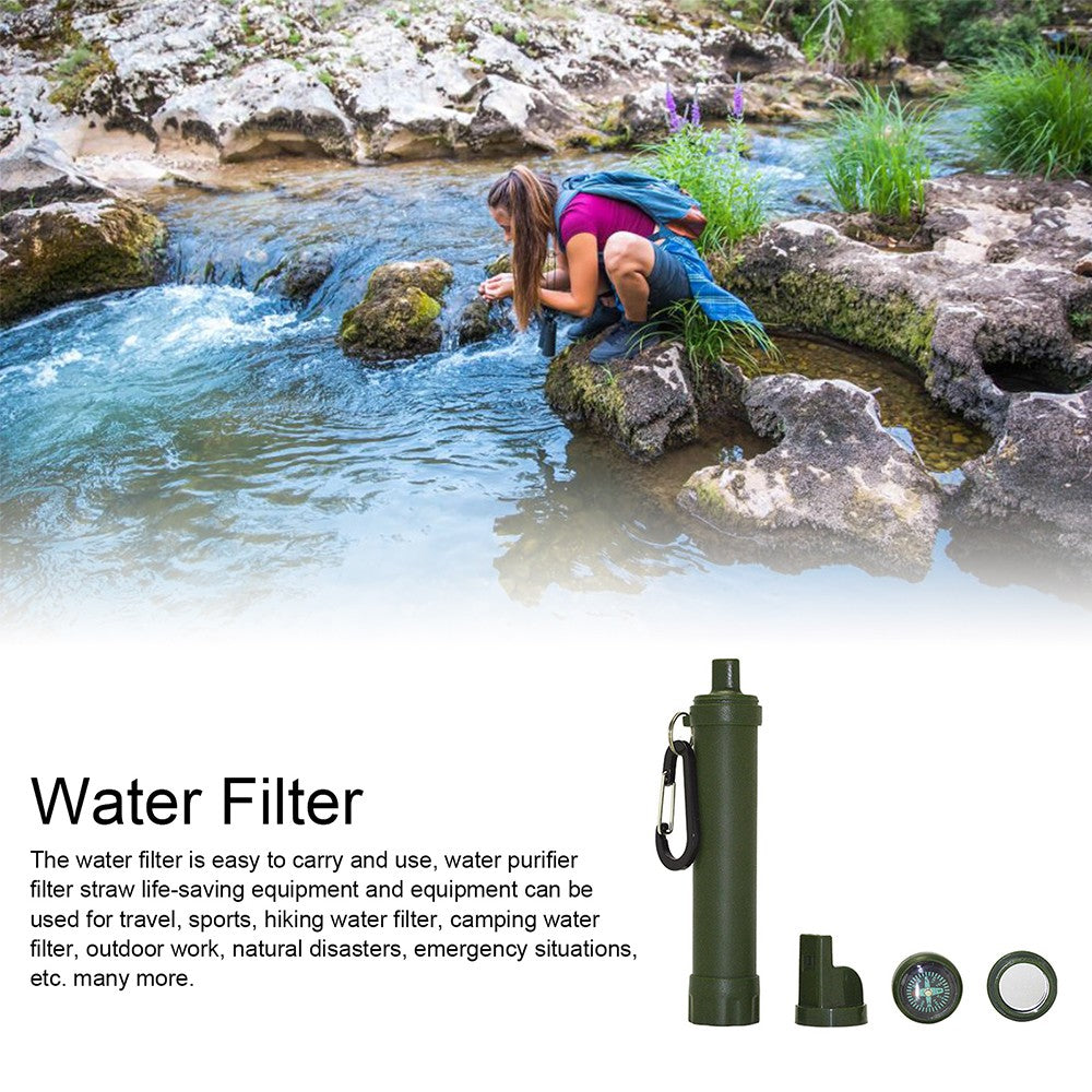 Filtre à eau de survie pour le camping et la randonnée