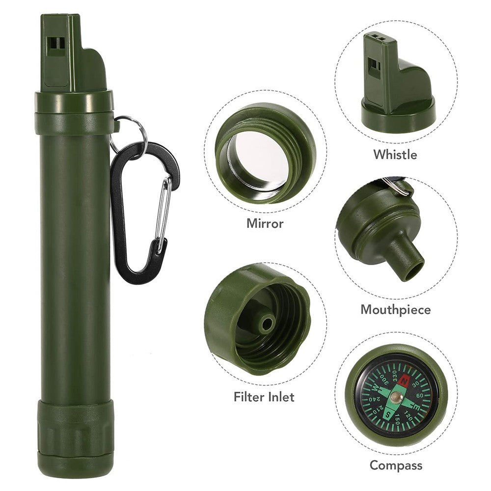 Filtre à eau de survie pour le camping et la randonnée