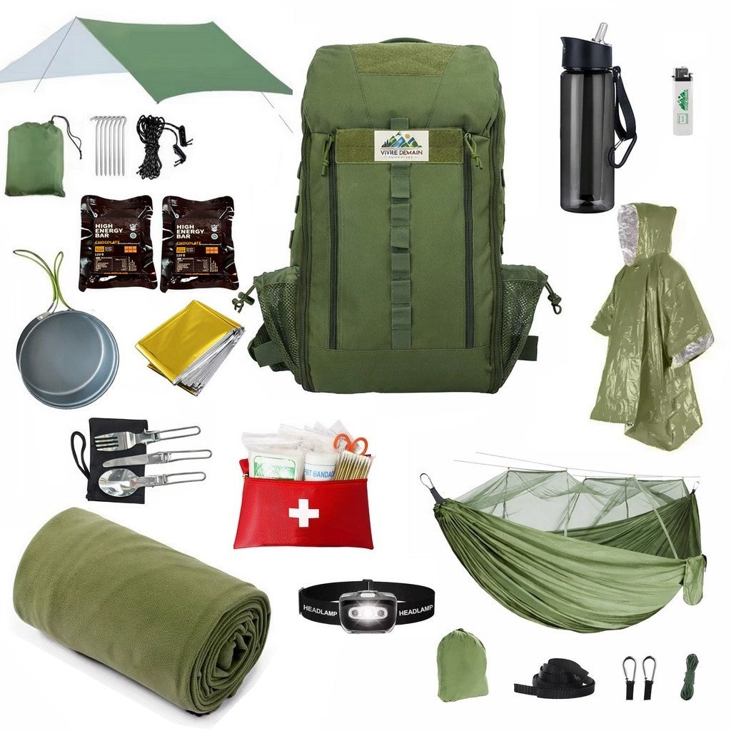 Kit évacuation urgence bivouac