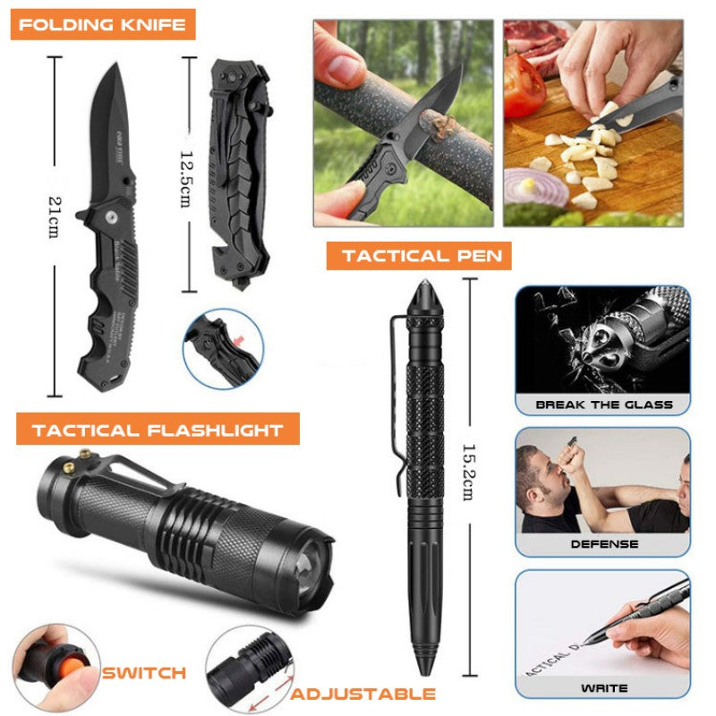 Kit d'outils de survie, équipement de camping