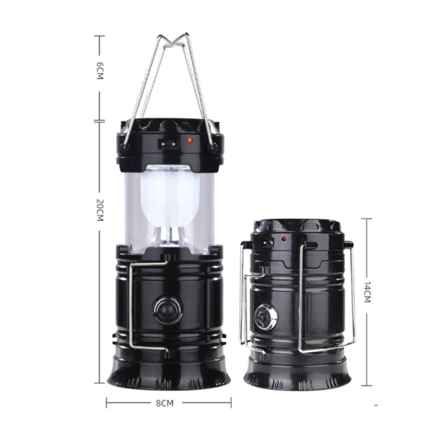 Lampe de camping multifonctionnelle rechargeable par USB