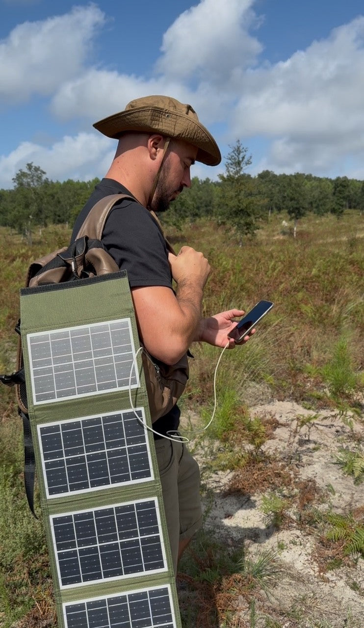 Chargeur solaire puissant portable